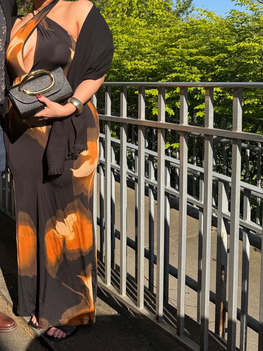 AFRM Maxi Dress with Amber Floral Print - Picture 3 of 3